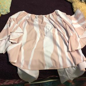 Off the shoulder shirt